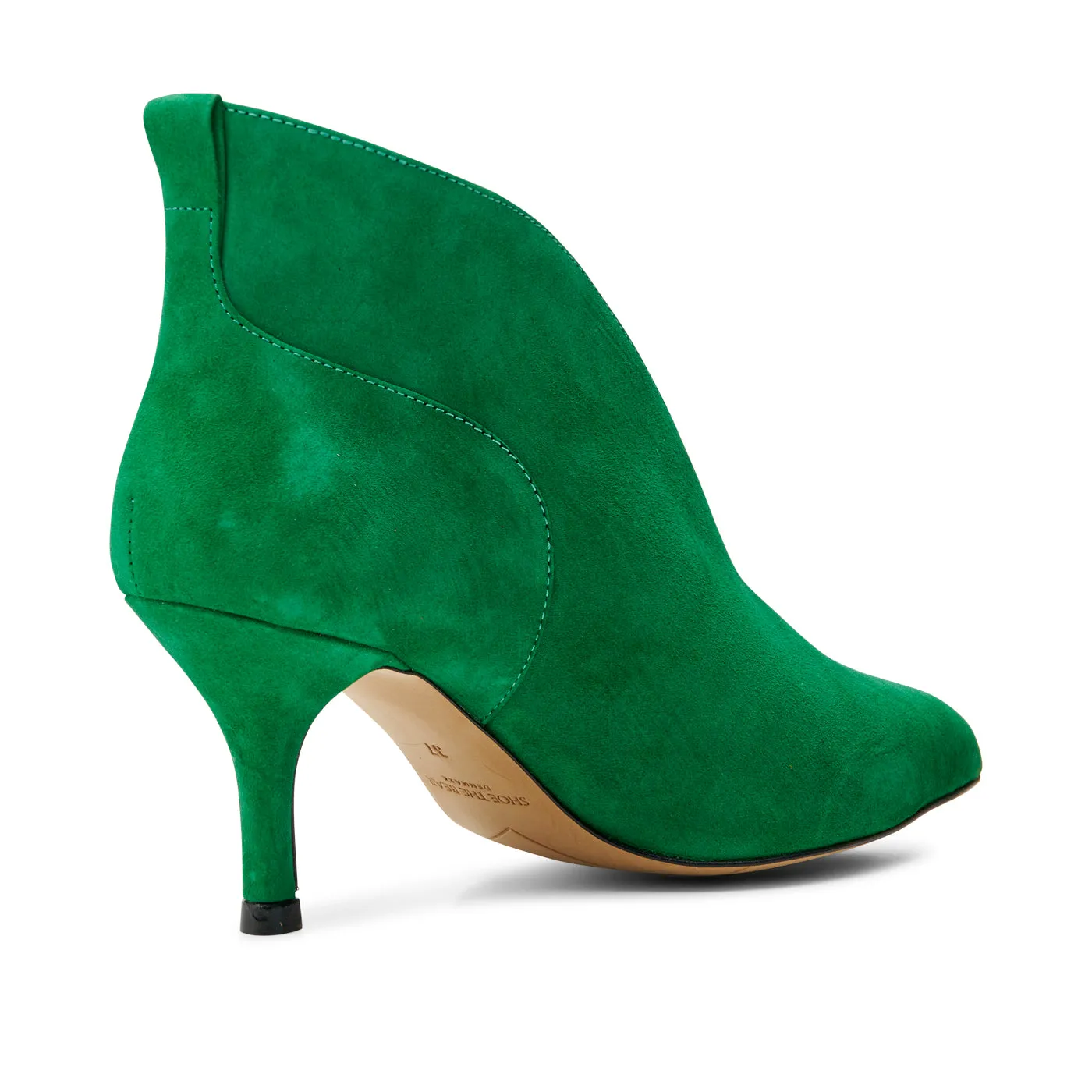 Valentine heel suede - GREEN