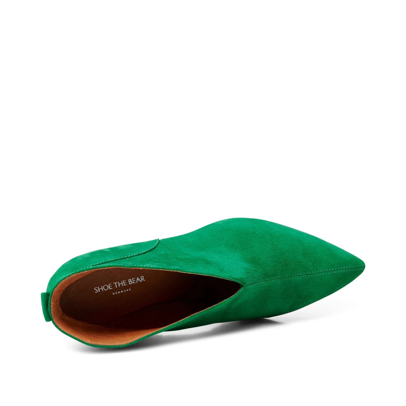 Valentine heel suede - GREEN