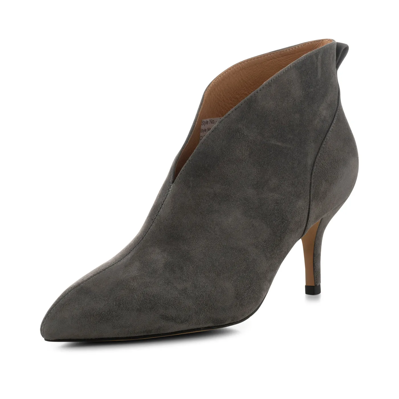 Valentine heel suede - GREY