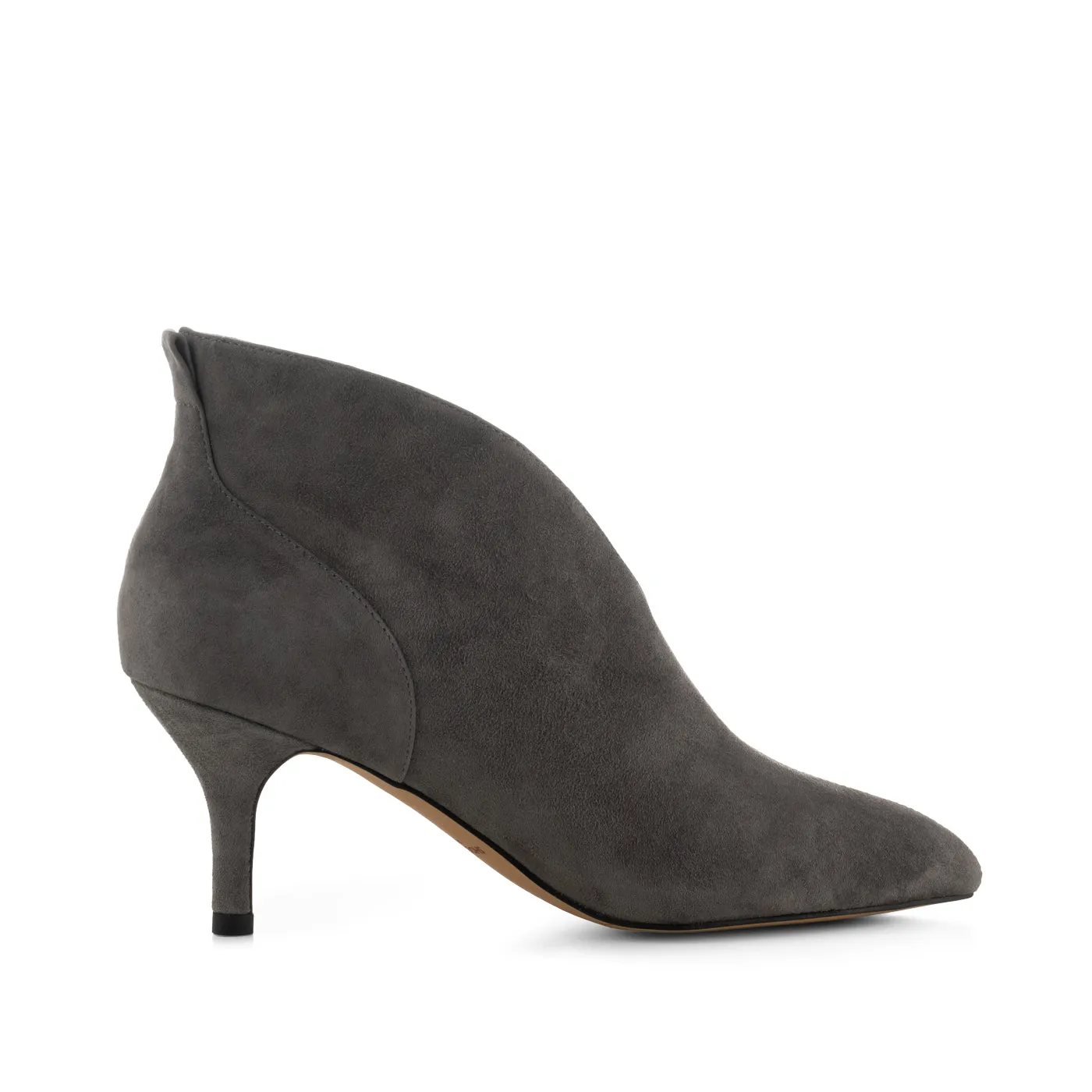 Valentine heel suede - GREY