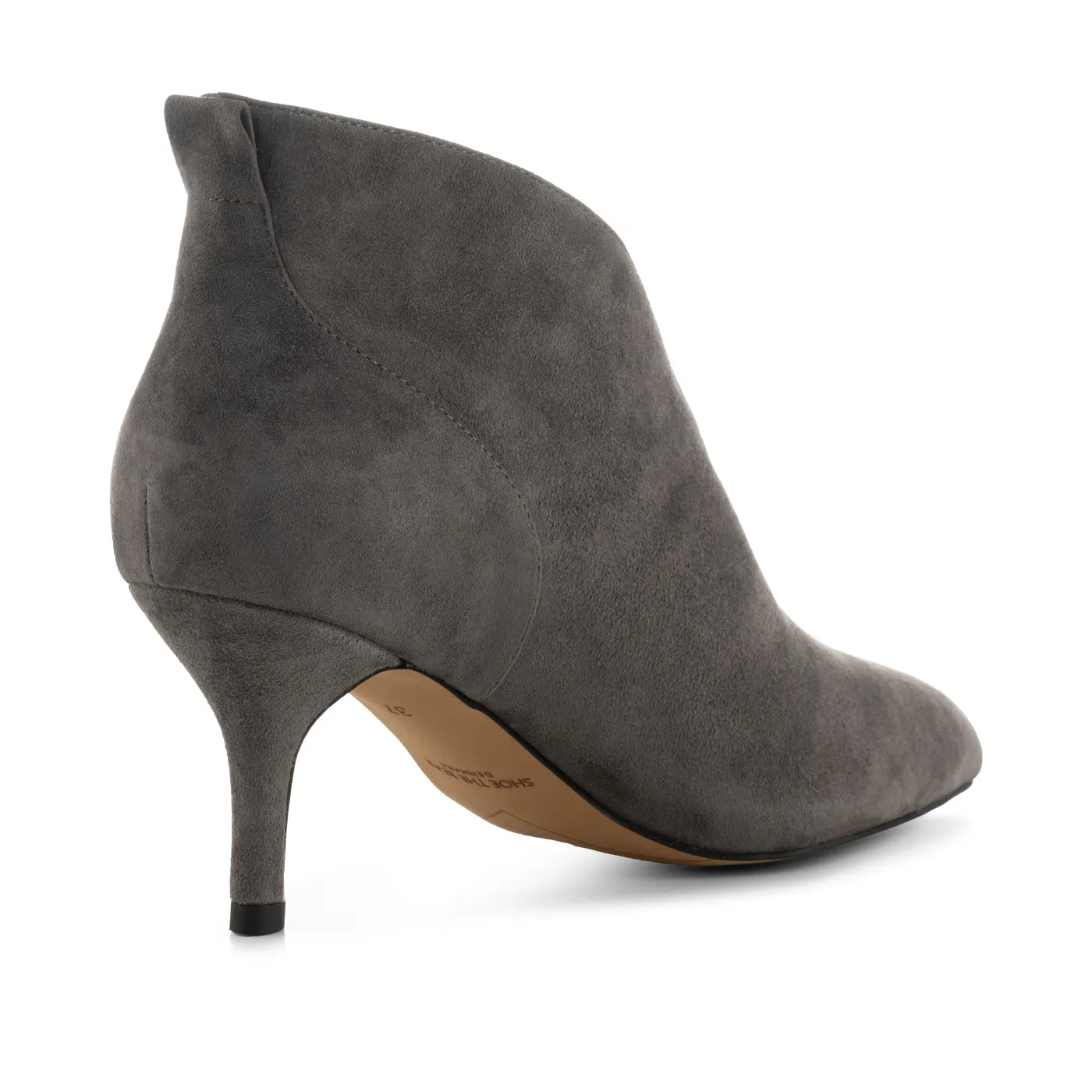 Valentine heel suede - GREY