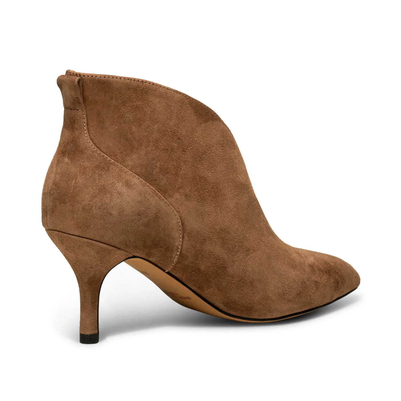 Valentine heel suede - TAN