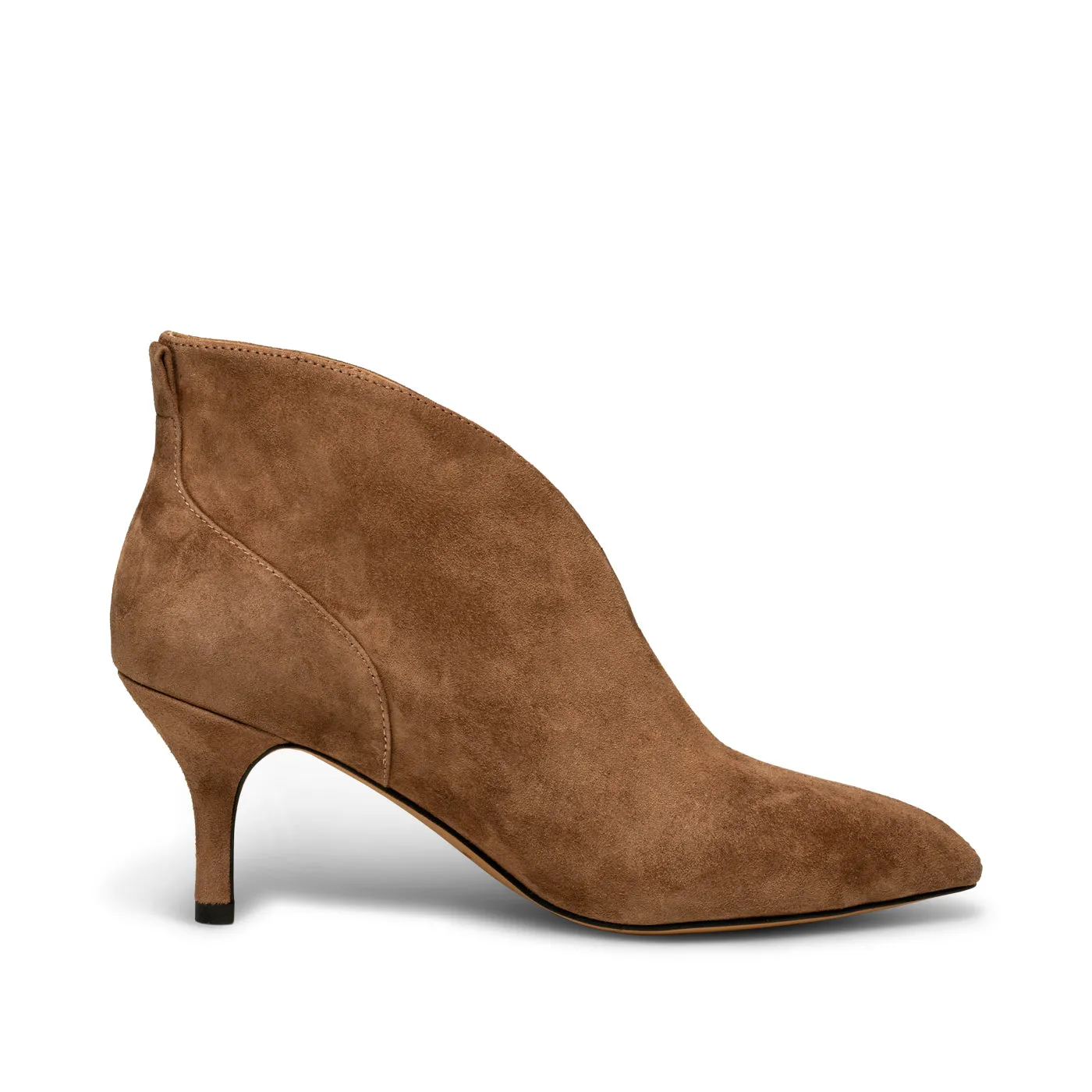 Valentine heel suede - TAN