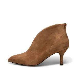 Valentine heel suede - TAN