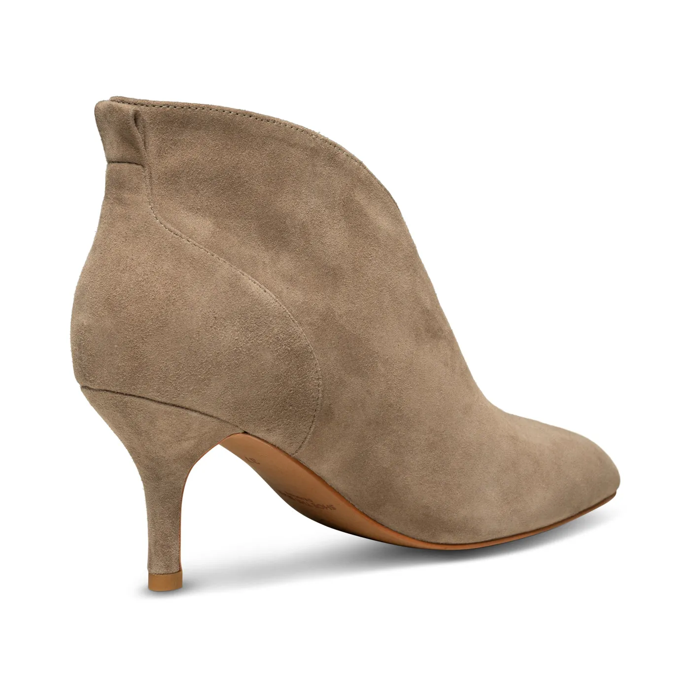 Valentine heel suede - TAUPE