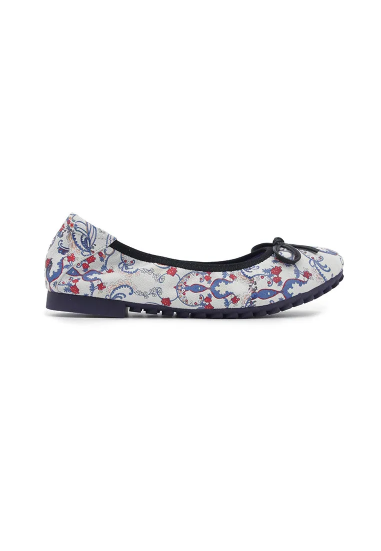 Vintage Floral Flats