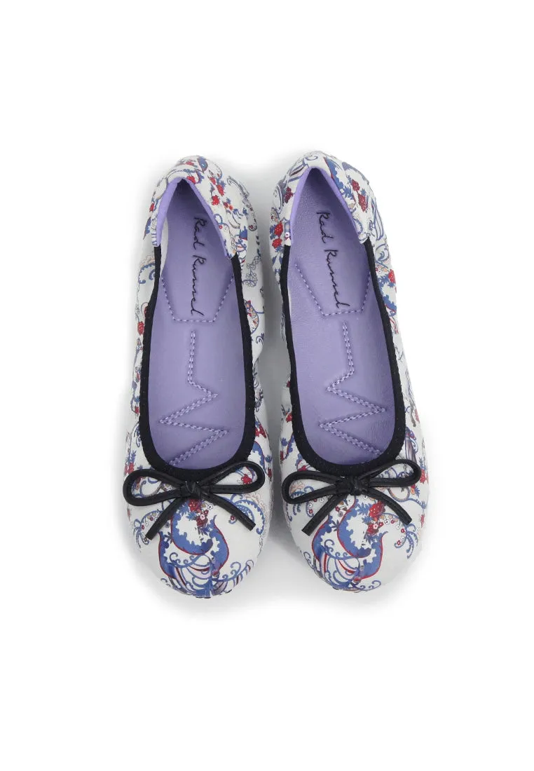 Vintage Floral Flats