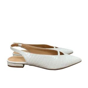 White Shoes Flats By Express, Size: 7