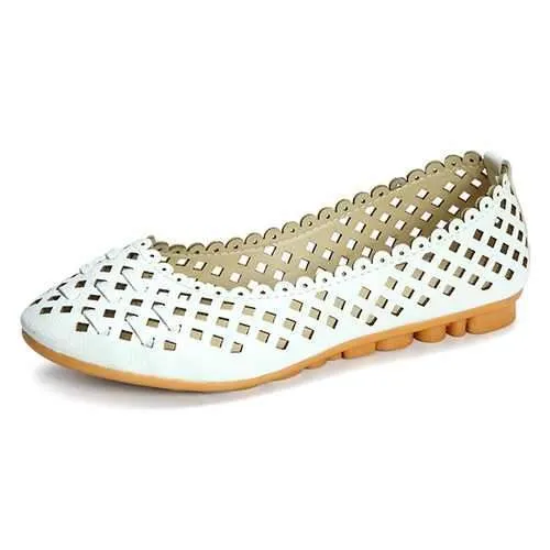 Women Shoes Hollow Out Breathable Casual Flats