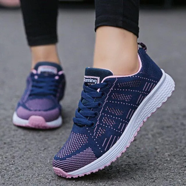 Women's Casual Shoes Sports Running Flats Mesh Sneaker OFS0300