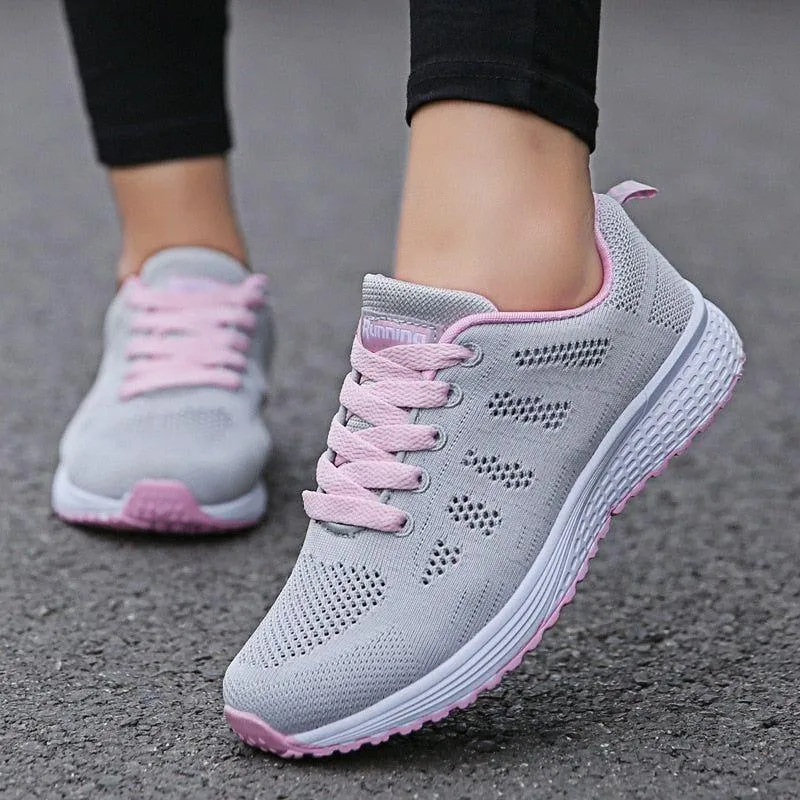 Women's Casual Shoes Sports Running Flats Mesh Sneaker OFS0300