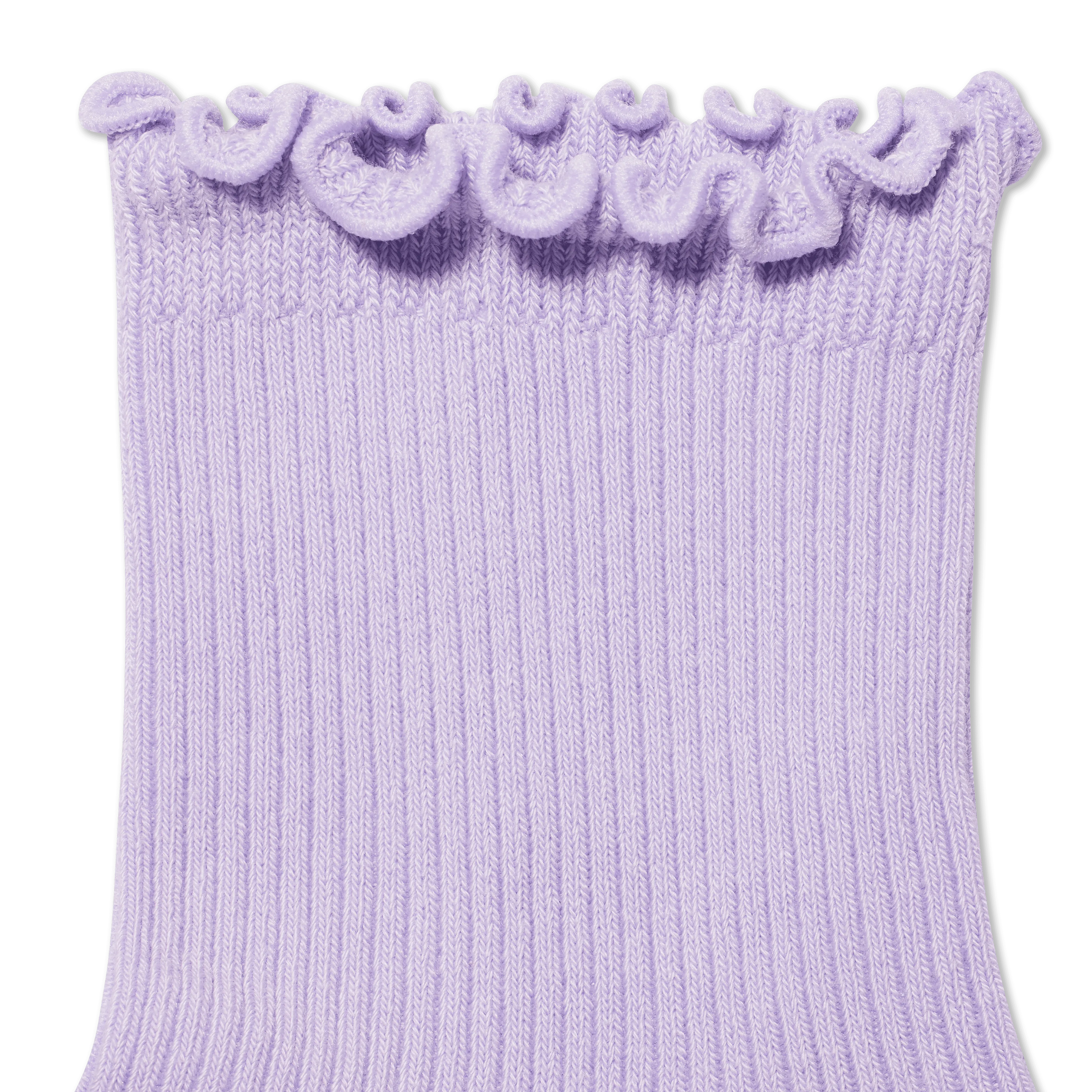 Women's Frilly Rib Quarter Sock 8-Pack