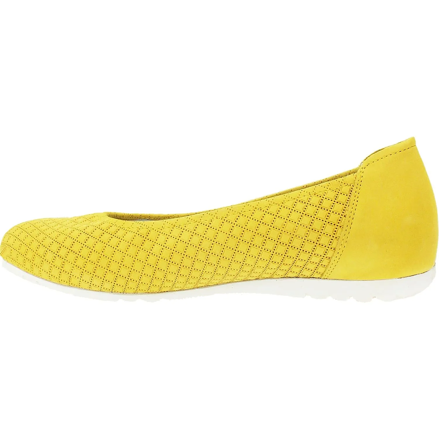 Women's Sabrinas London Quilted 41140 Yellow Nubuck