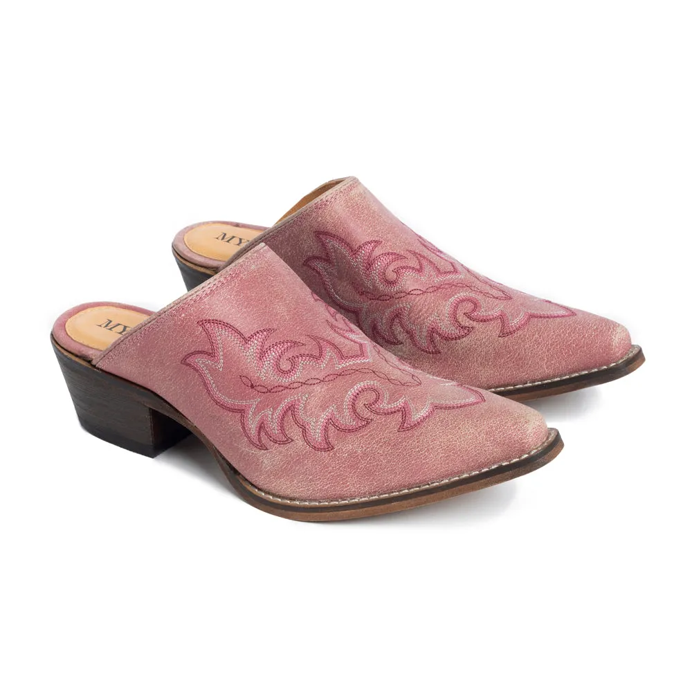 Ximena Ranch Mules in Pink