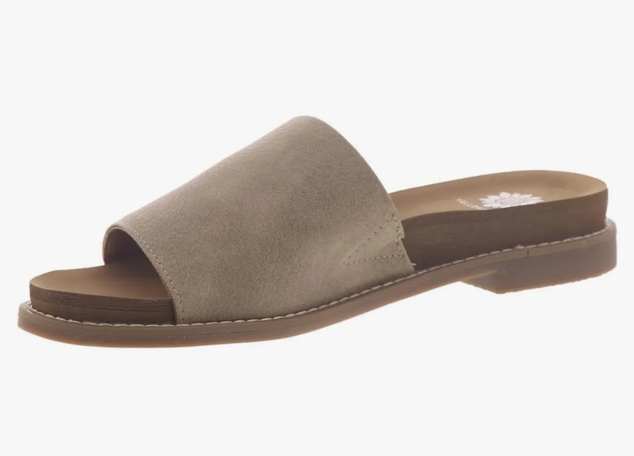 Yellow Box | Kalo Slide Sandal in Taupe